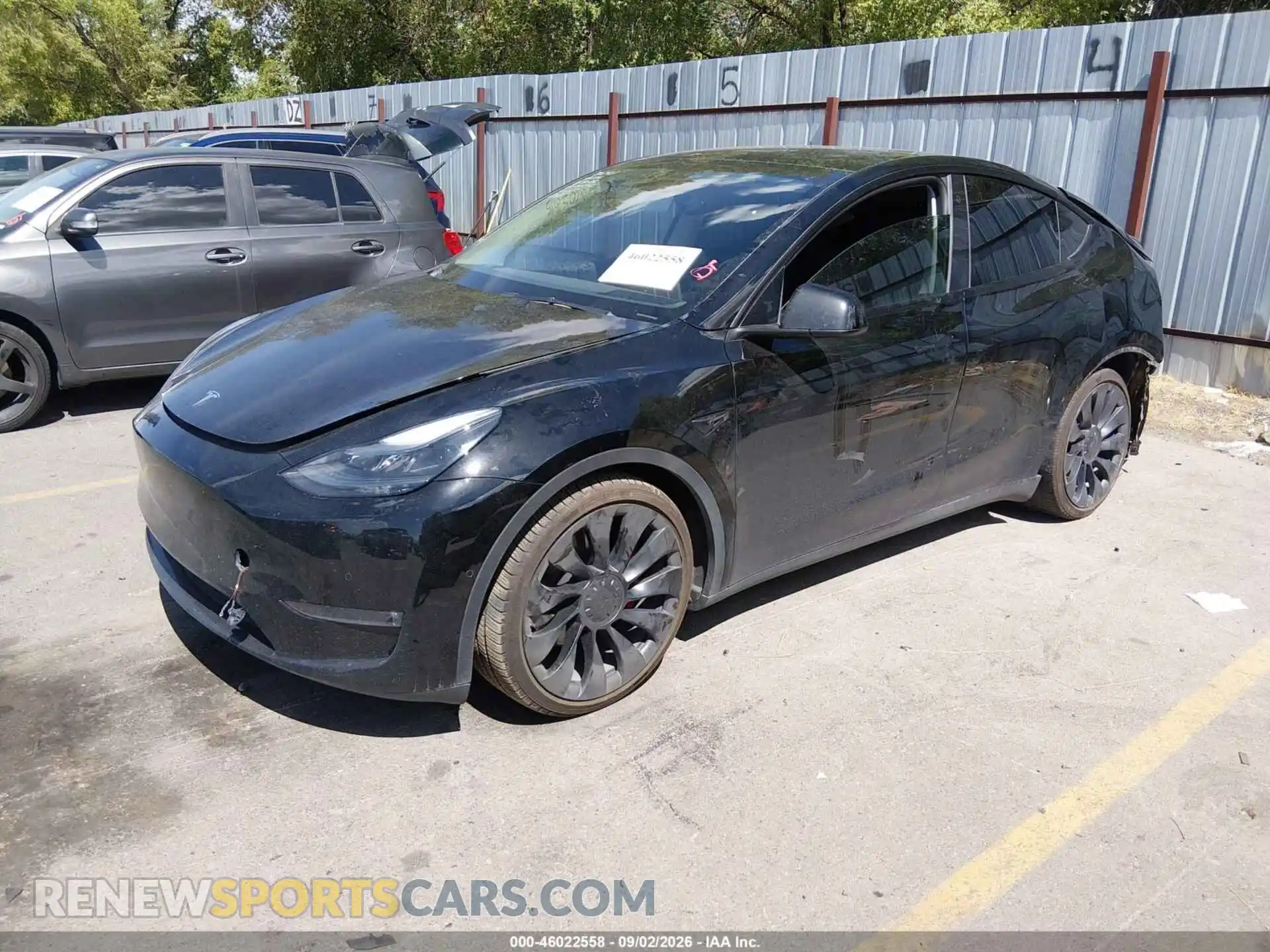 2 Photograph of a damaged car 7SAYGDEF3NF395869 TESLA MODEL Y 2022