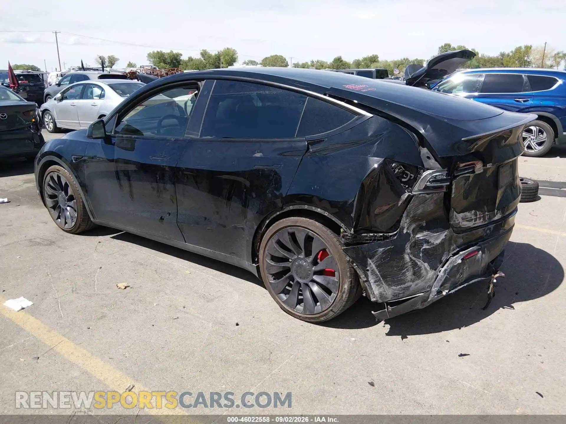 3 Photograph of a damaged car 7SAYGDEF3NF395869 TESLA MODEL Y 2022