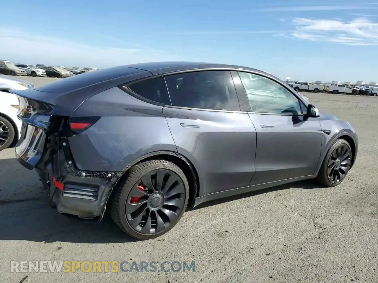 3 Photograph of a damaged car 7SAYGDEF3NF405851 TESLA MODEL Y 2022
