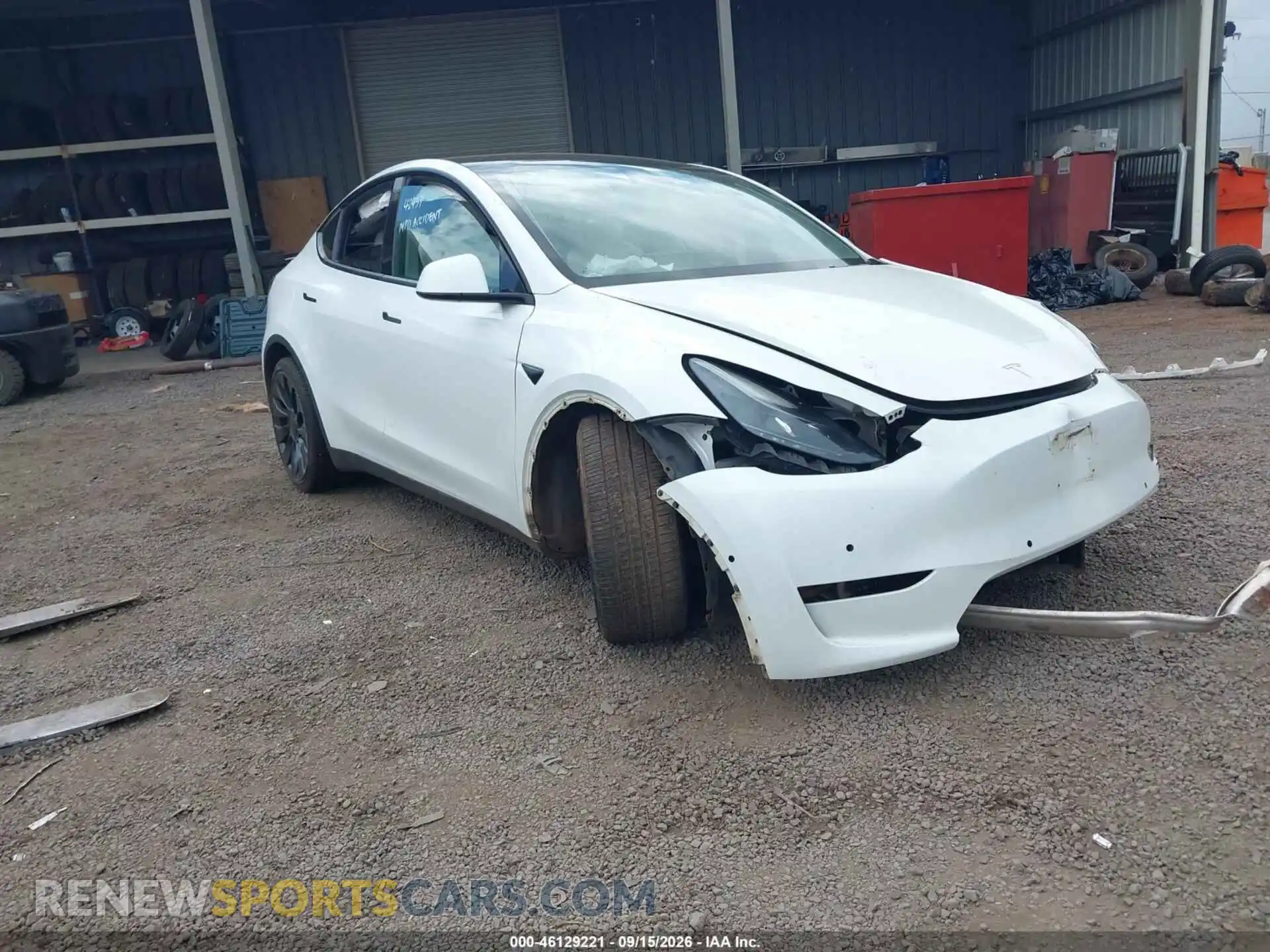 1 Фотография поврежденного автомобиля 7SAYGDEF3NF417059 TESLA MODEL Y 2022