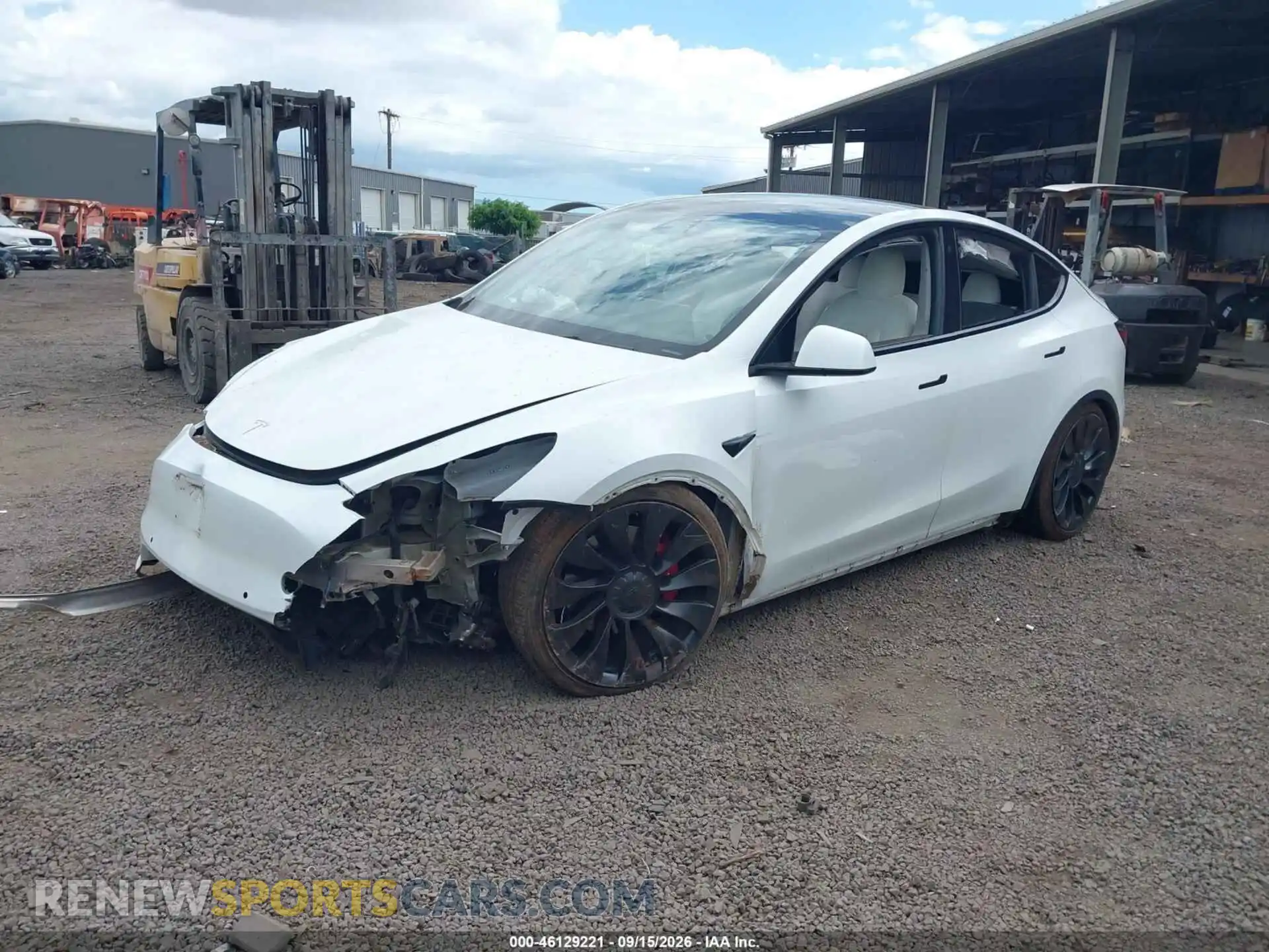 2 Фотография поврежденного автомобиля 7SAYGDEF3NF417059 TESLA MODEL Y 2022