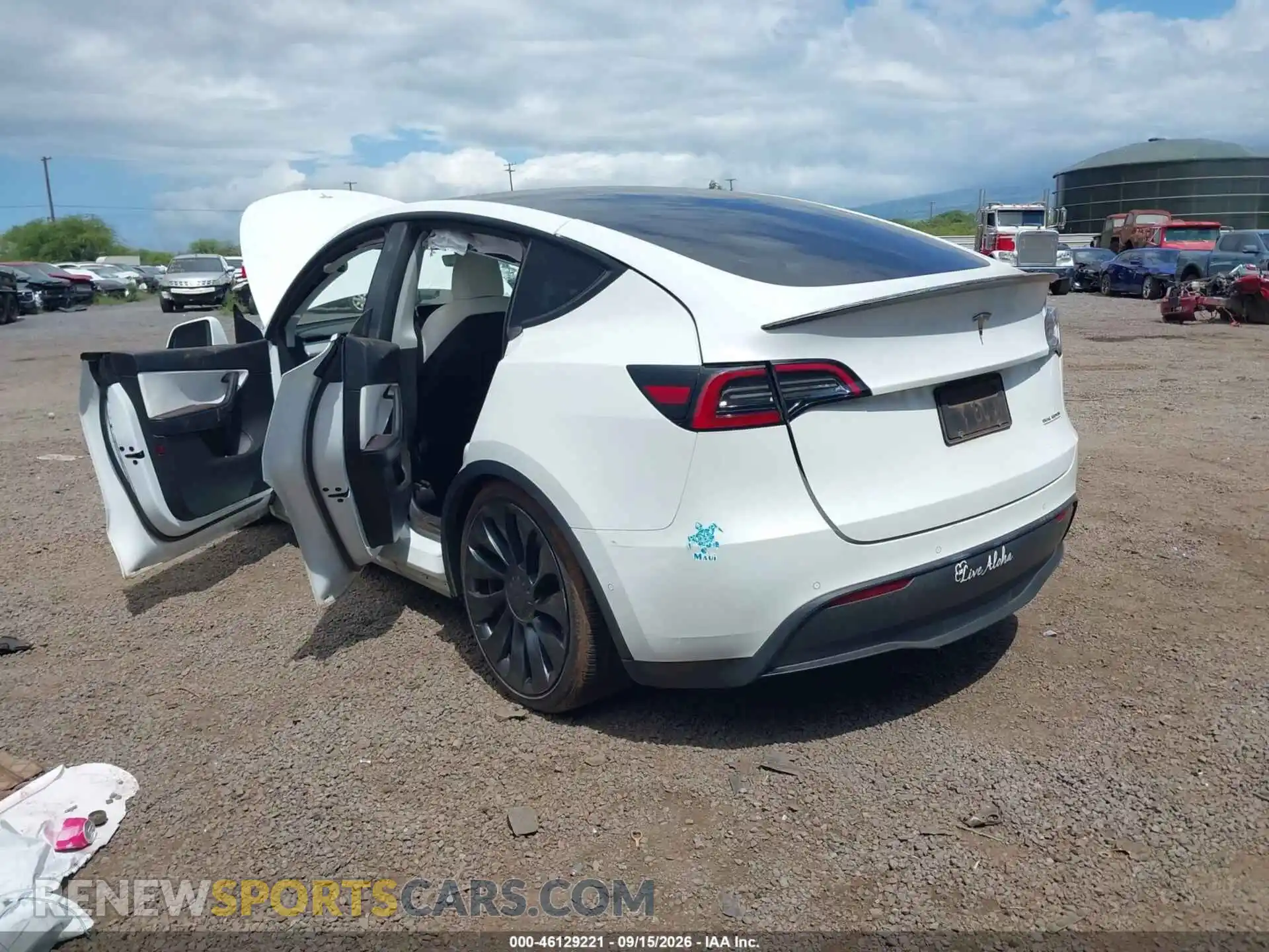 3 Фотография поврежденного автомобиля 7SAYGDEF3NF417059 TESLA MODEL Y 2022