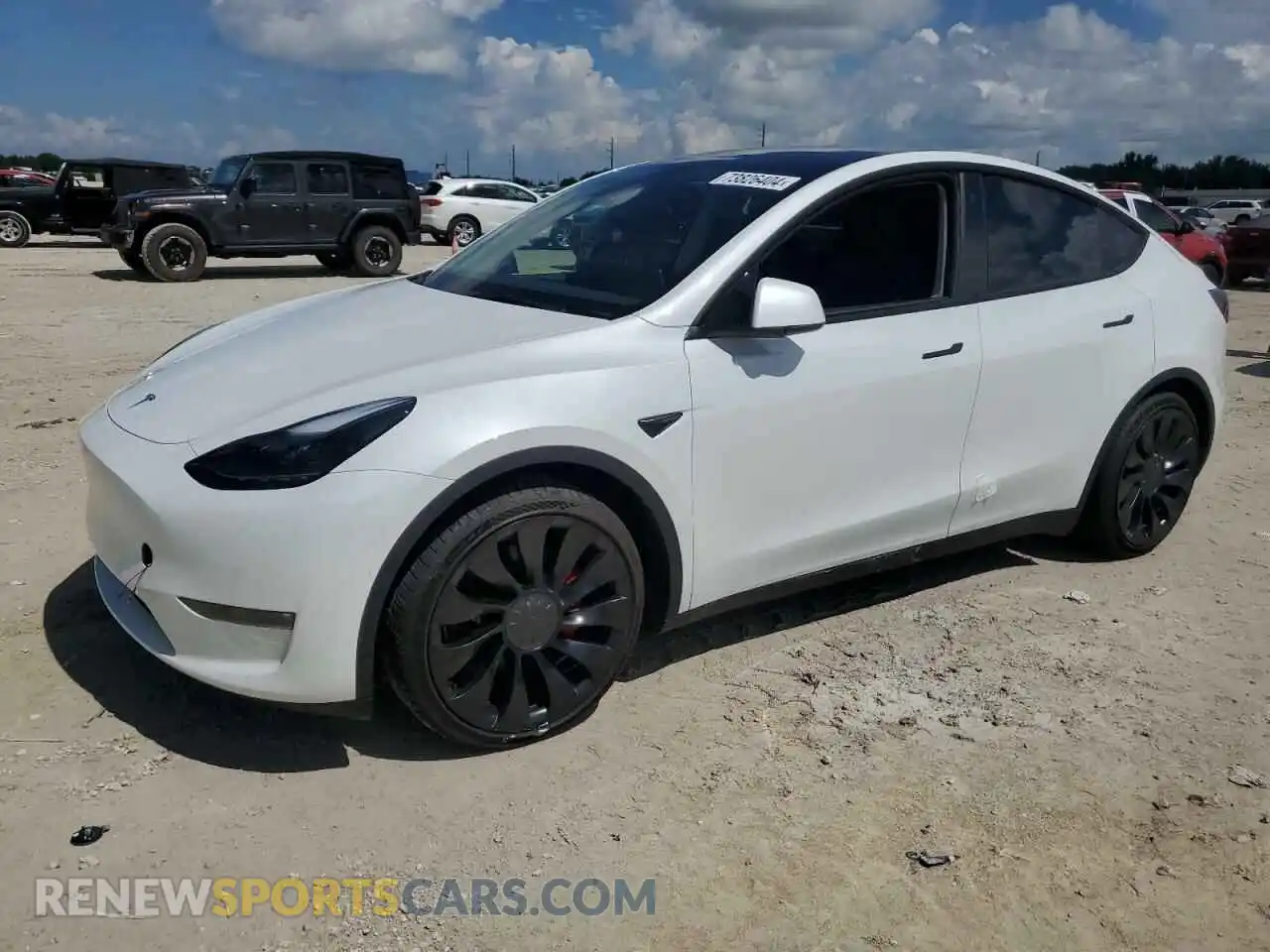1 Photograph of a damaged car 7SAYGDEF3NF452541 TESLA MODEL Y 2022