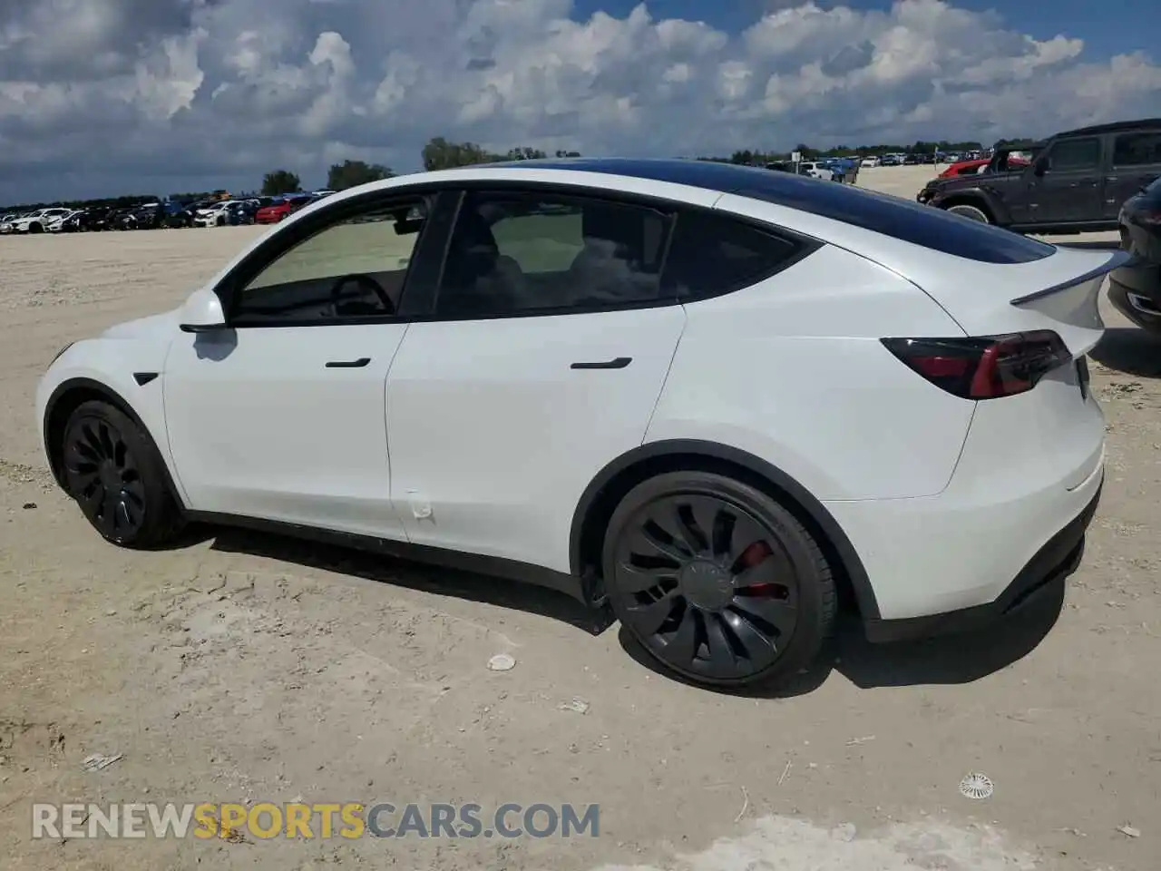 2 Photograph of a damaged car 7SAYGDEF3NF452541 TESLA MODEL Y 2022