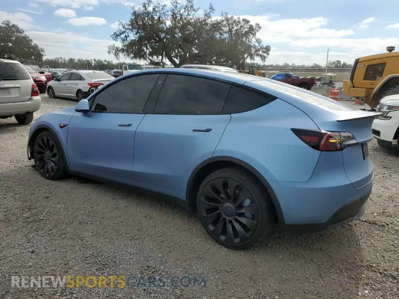 2 Photograph of a damaged car 7SAYGDEF3NF464110 TESLA MODEL Y 2022