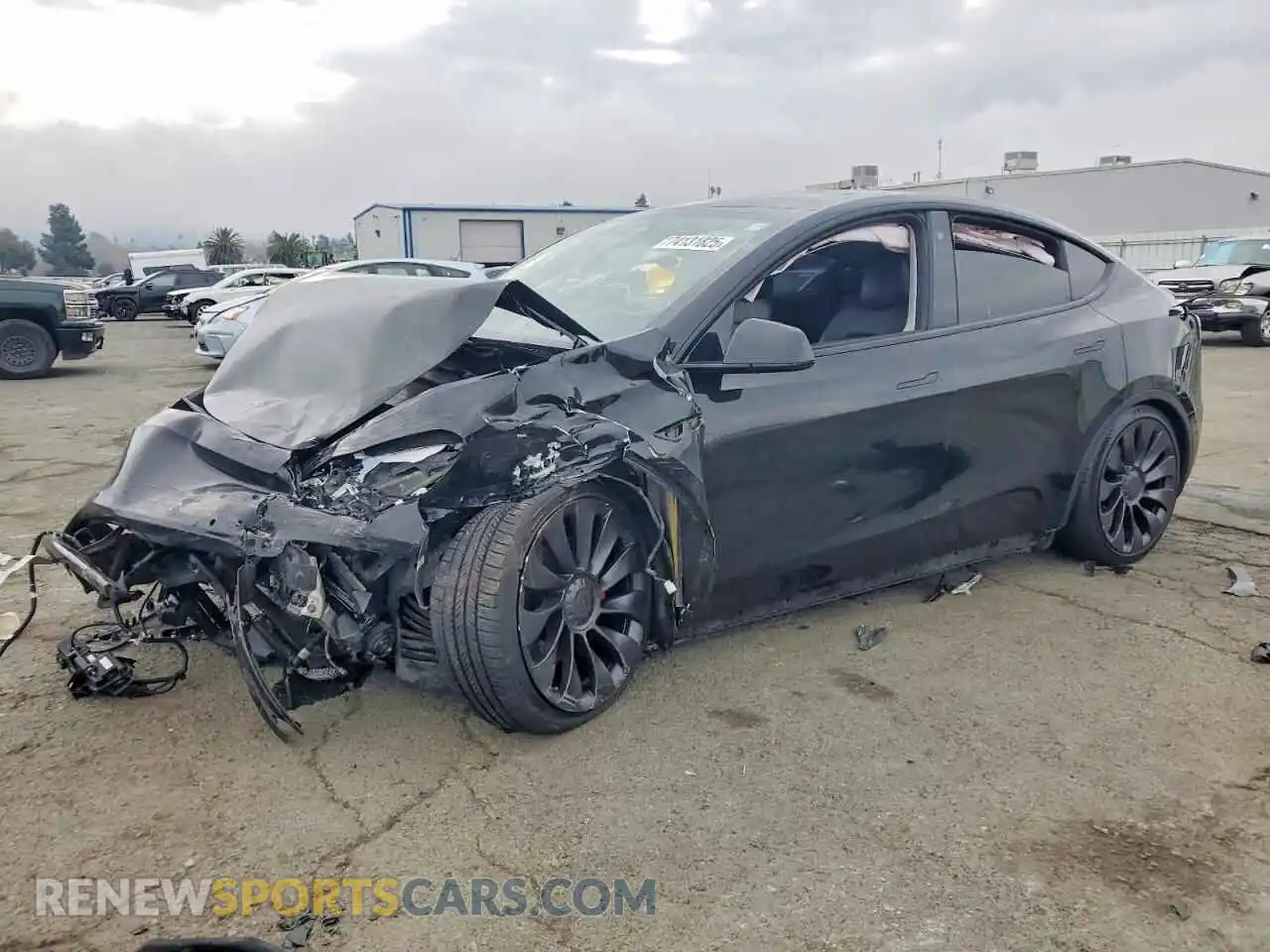 1 Photograph of a damaged car 7SAYGDEF3NF485734 TESLA MODEL Y 2022