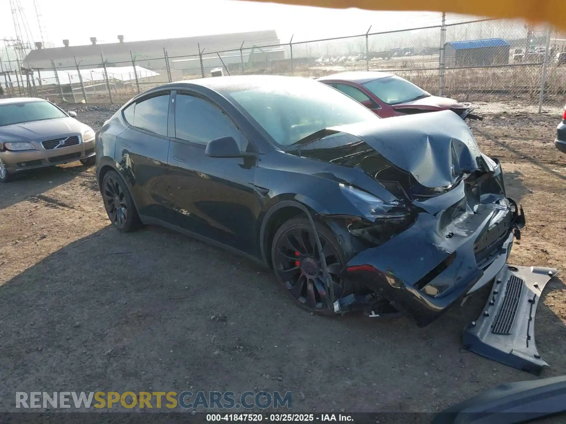 1 Photograph of a damaged car 7SAYGDEF3NF486365 TESLA MODEL Y 2022