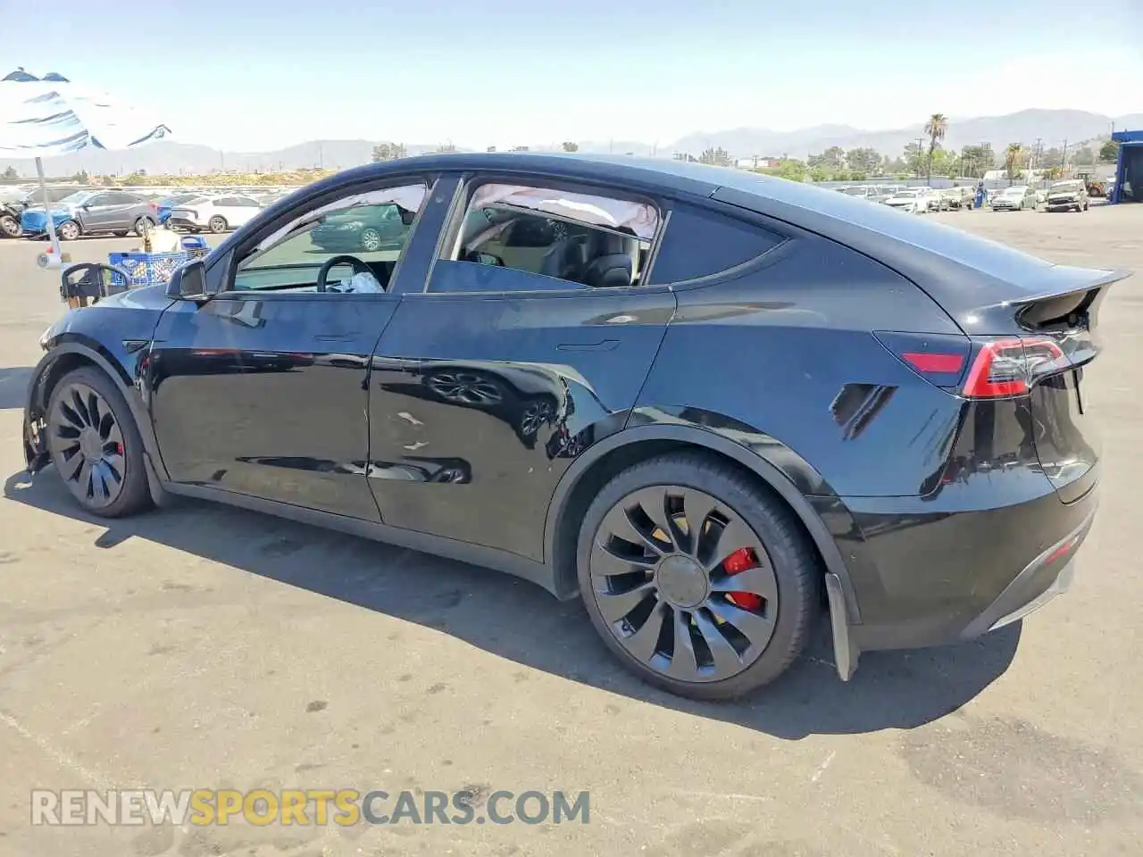 2 Photograph of a damaged car 7SAYGDEF3NF491940 TESLA MODEL Y 2022