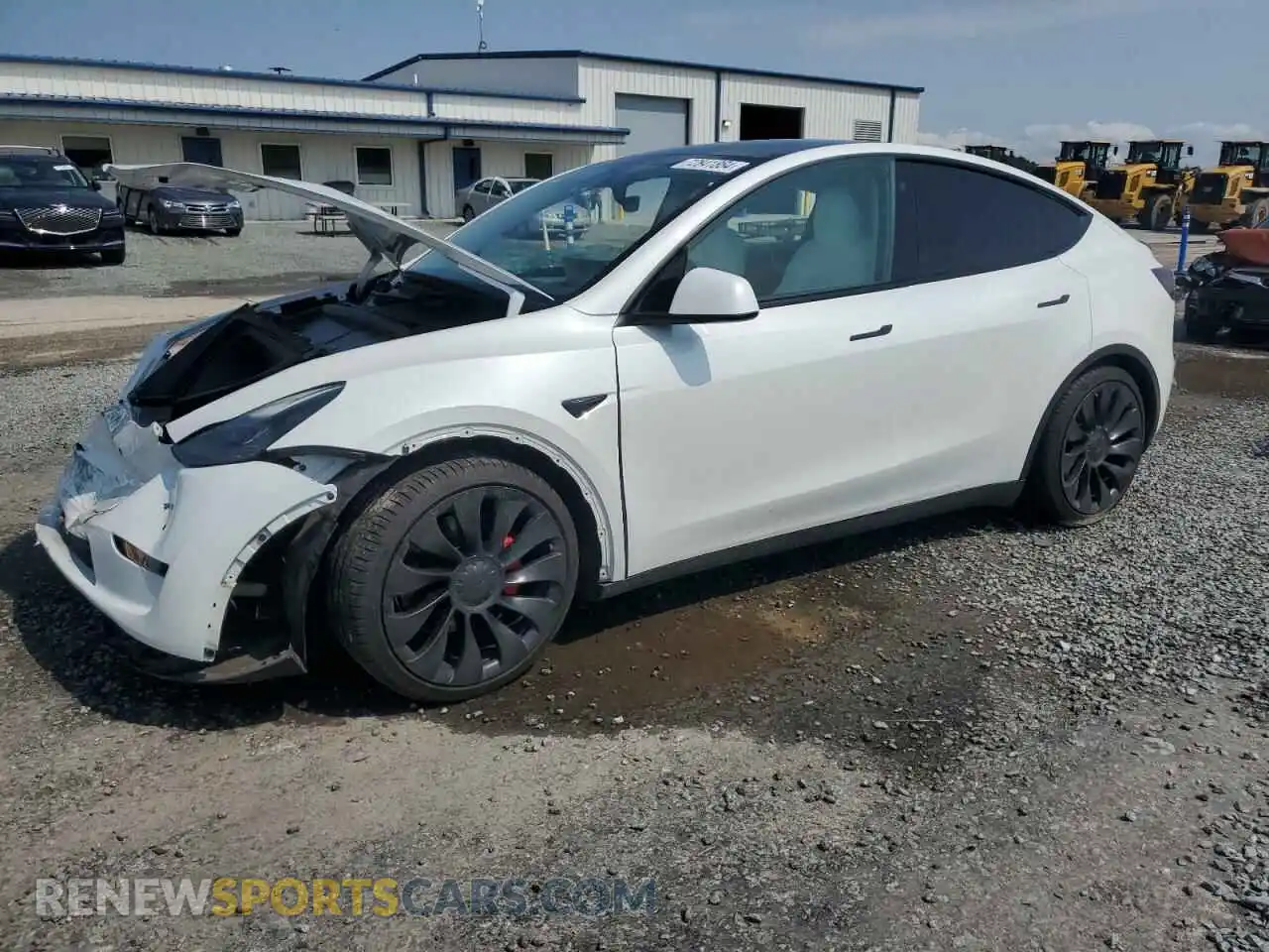 1 Photograph of a damaged car 7SAYGDEF3NF524130 TESLA MODEL Y 2022