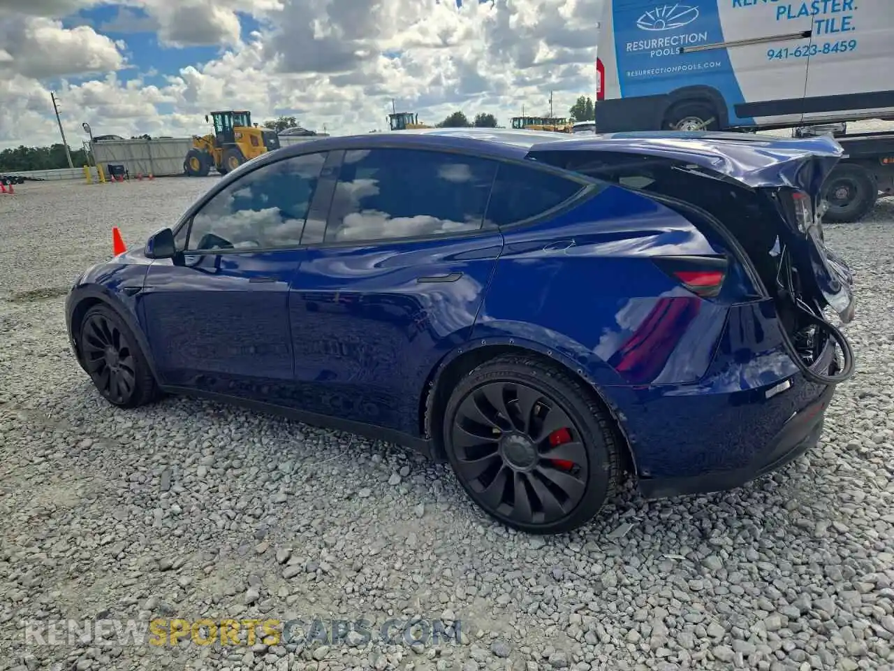2 Photograph of a damaged car 7SAYGDEF3NF531062 TESLA MODEL Y 2022