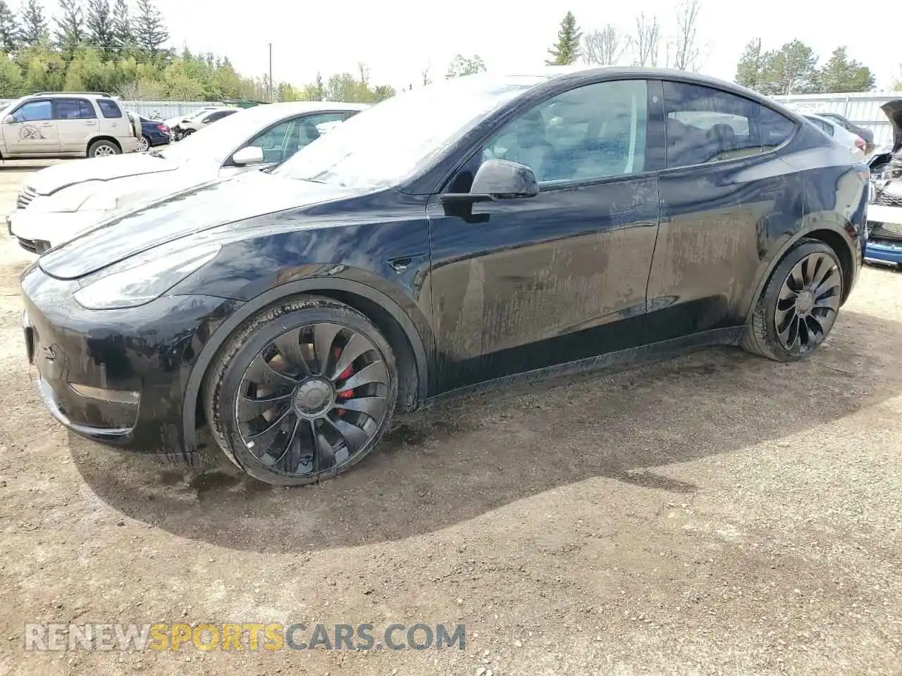 1 Photograph of a damaged car 7SAYGDEF3NF532177 TESLA MODEL Y 2022