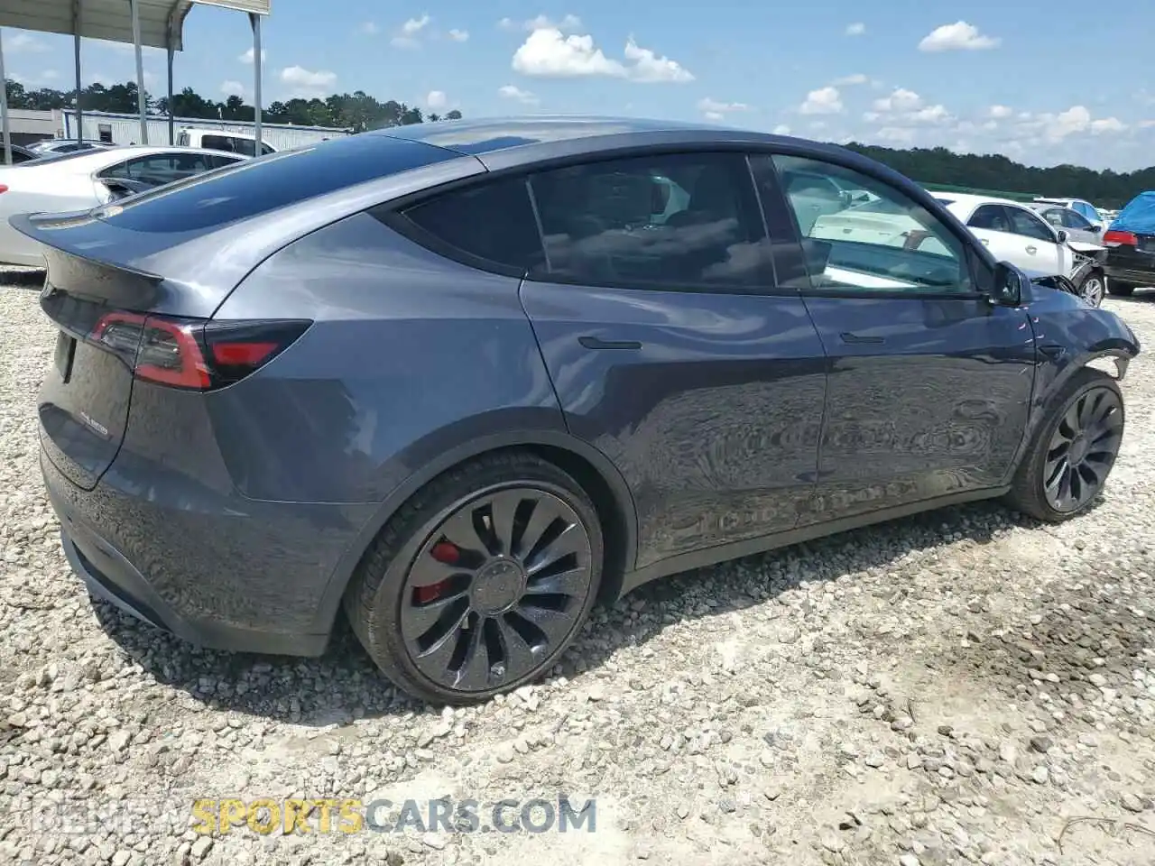 3 Photograph of a damaged car 7SAYGDEF3NF532311 TESLA MODEL Y 2022