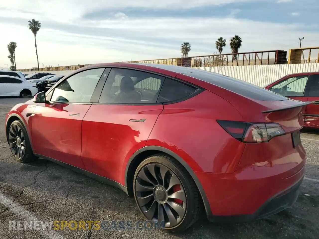 2 Photograph of a damaged car 7SAYGDEF3NF541431 TESLA MODEL Y 2022
