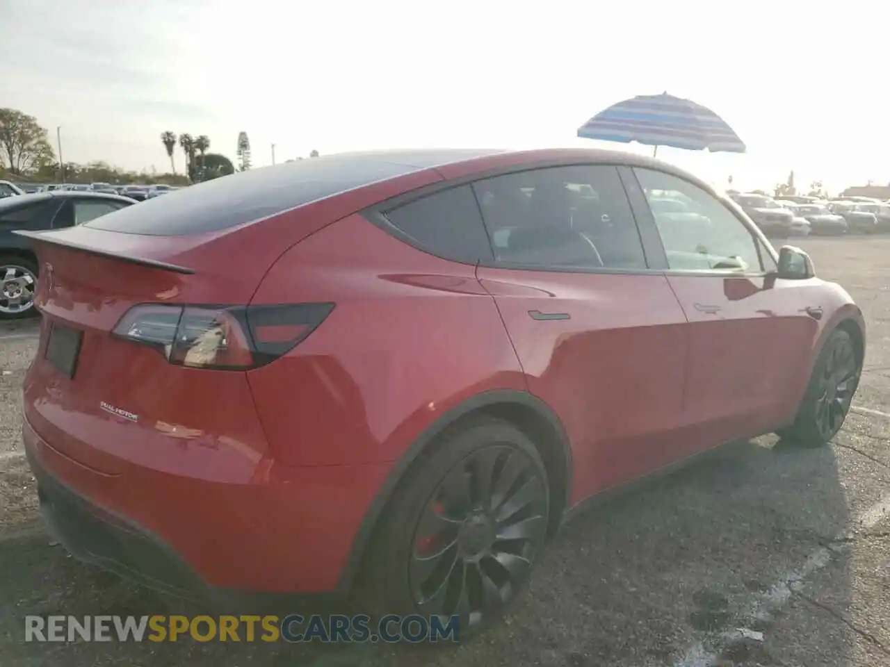 3 Photograph of a damaged car 7SAYGDEF3NF541431 TESLA MODEL Y 2022