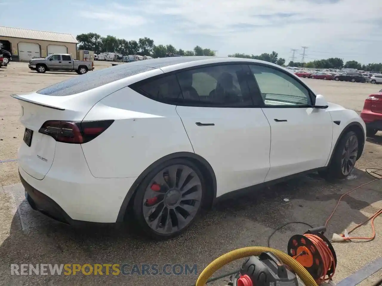 3 Photograph of a damaged car 7SAYGDEF3NF554700 TESLA MODEL Y 2022