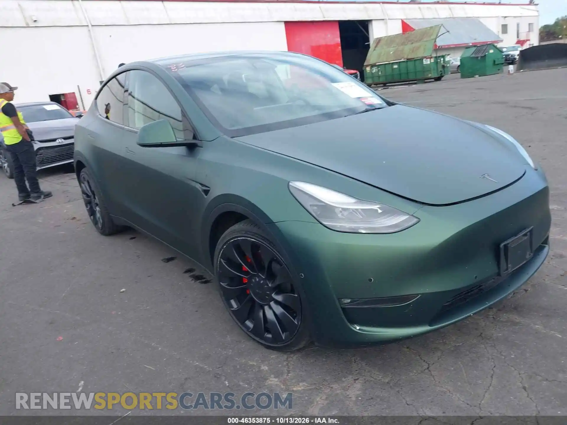 1 Photograph of a damaged car 7SAYGDEF3NF572601 TESLA MODEL Y 2022