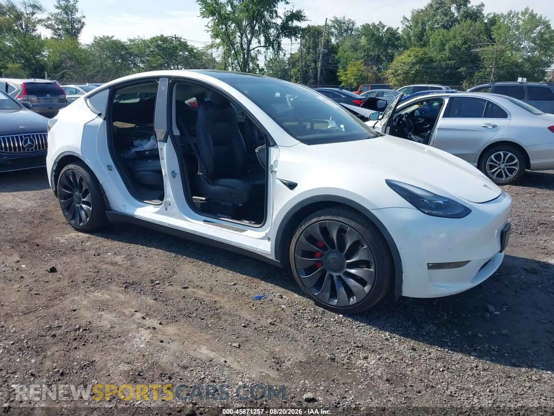 1 Photograph of a damaged car 7SAYGDEF4NF309033 TESLA MODEL Y 2022
