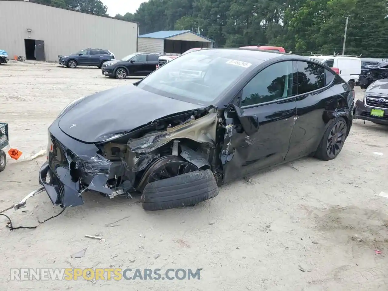 1 Photograph of a damaged car 7SAYGDEF4NF310117 TESLA MODEL Y 2022