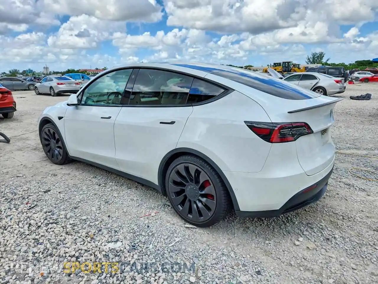 2 Фотография поврежденного автомобиля 7SAYGDEF4NF322736 TESLA MODEL Y 2022