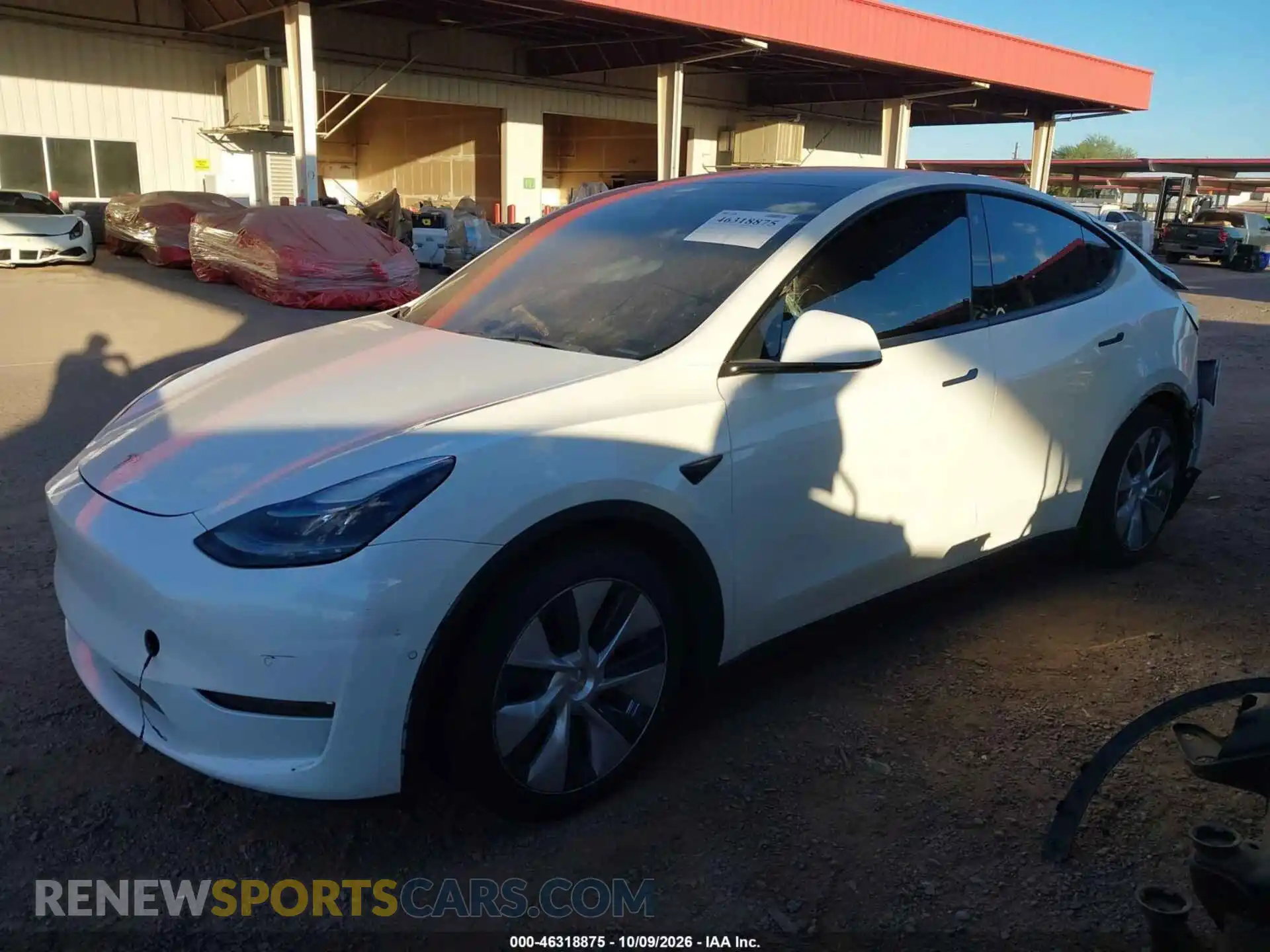 2 Photograph of a damaged car 7SAYGDEF4NF347314 TESLA MODEL Y 2022
