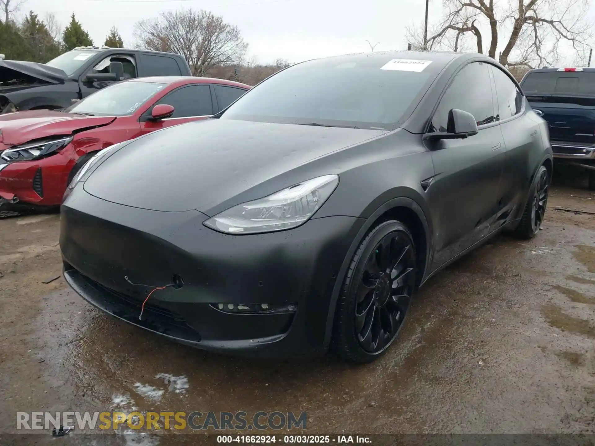 2 Photograph of a damaged car 7SAYGDEF4NF350696 TESLA MODEL Y 2022