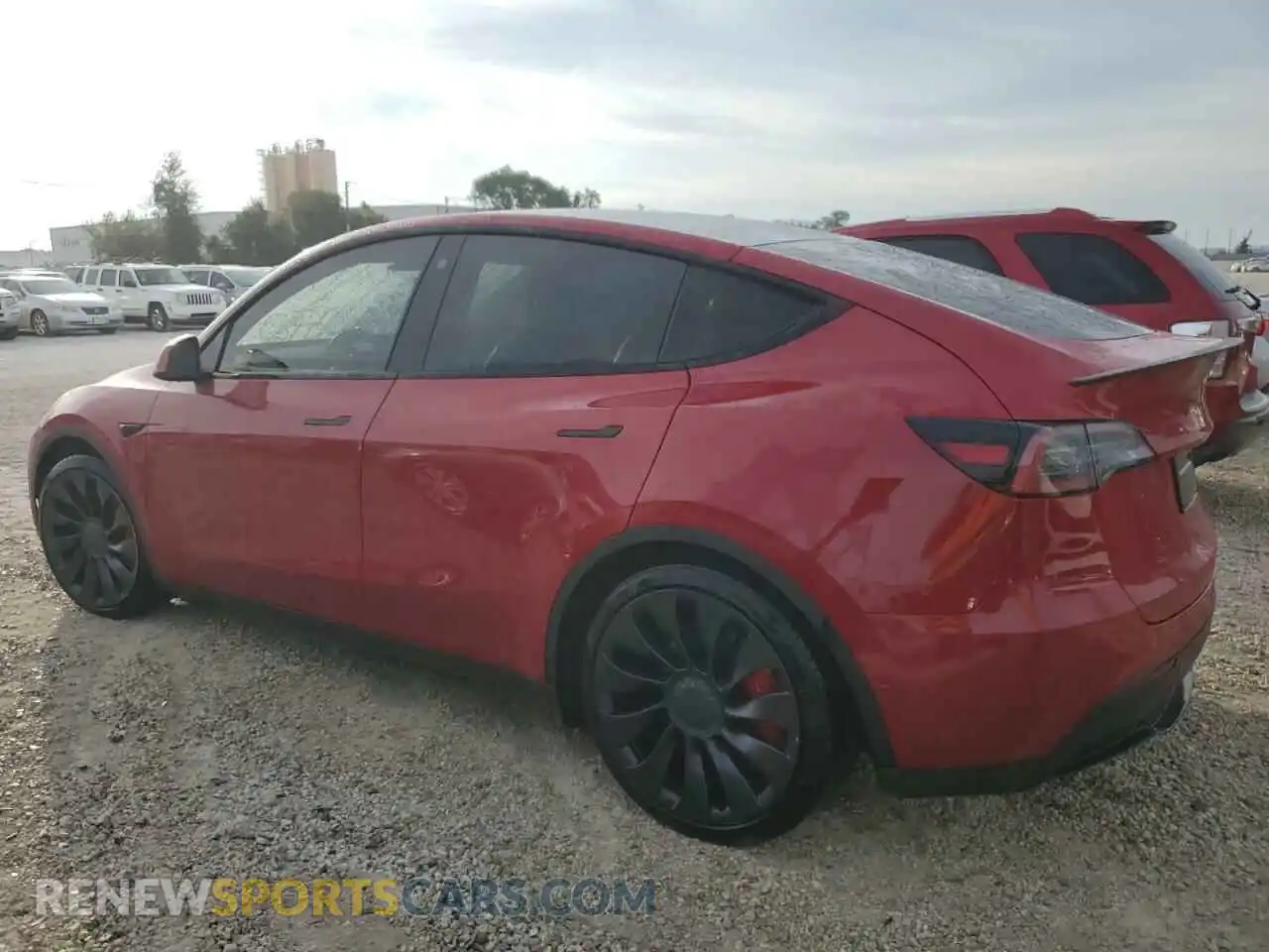 2 Photograph of a damaged car 7SAYGDEF4NF376862 TESLA MODEL Y 2022