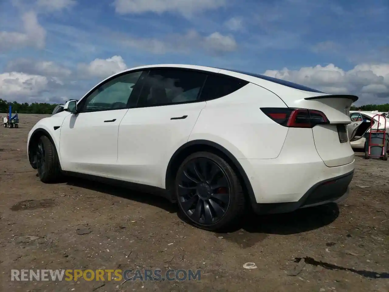 2 Фотография поврежденного автомобиля 7SAYGDEF4NF389191 TESLA MODEL Y 2022