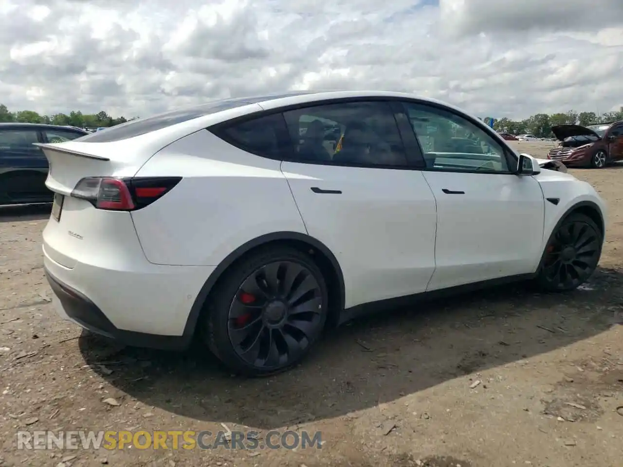 3 Фотография поврежденного автомобиля 7SAYGDEF4NF389191 TESLA MODEL Y 2022