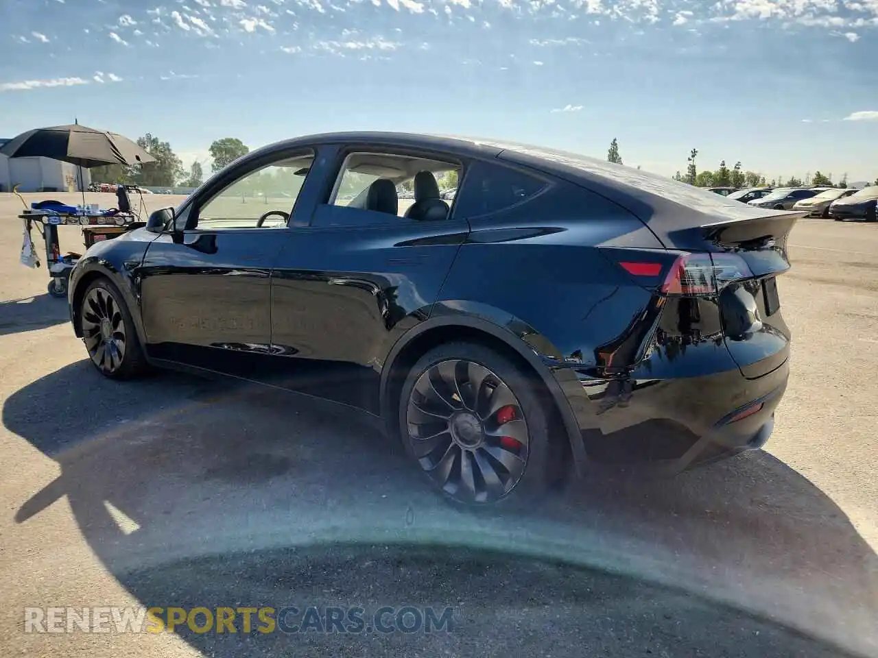 2 Photograph of a damaged car 7SAYGDEF4NF390809 TESLA MODEL Y 2022