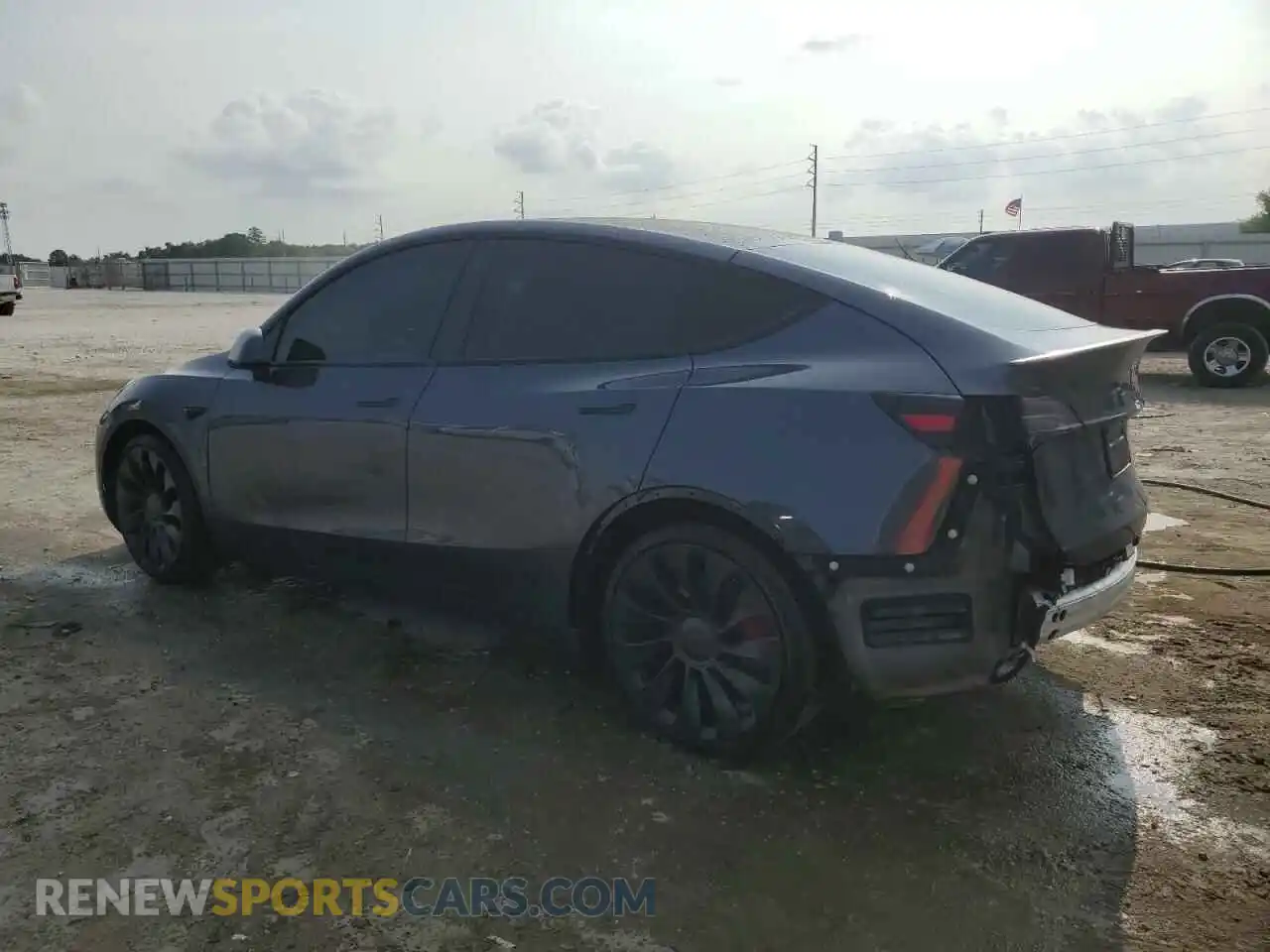 2 fotografías del automóvil dañado 7SAYGDEF4NF447462 TESLA MODEL Y 2022