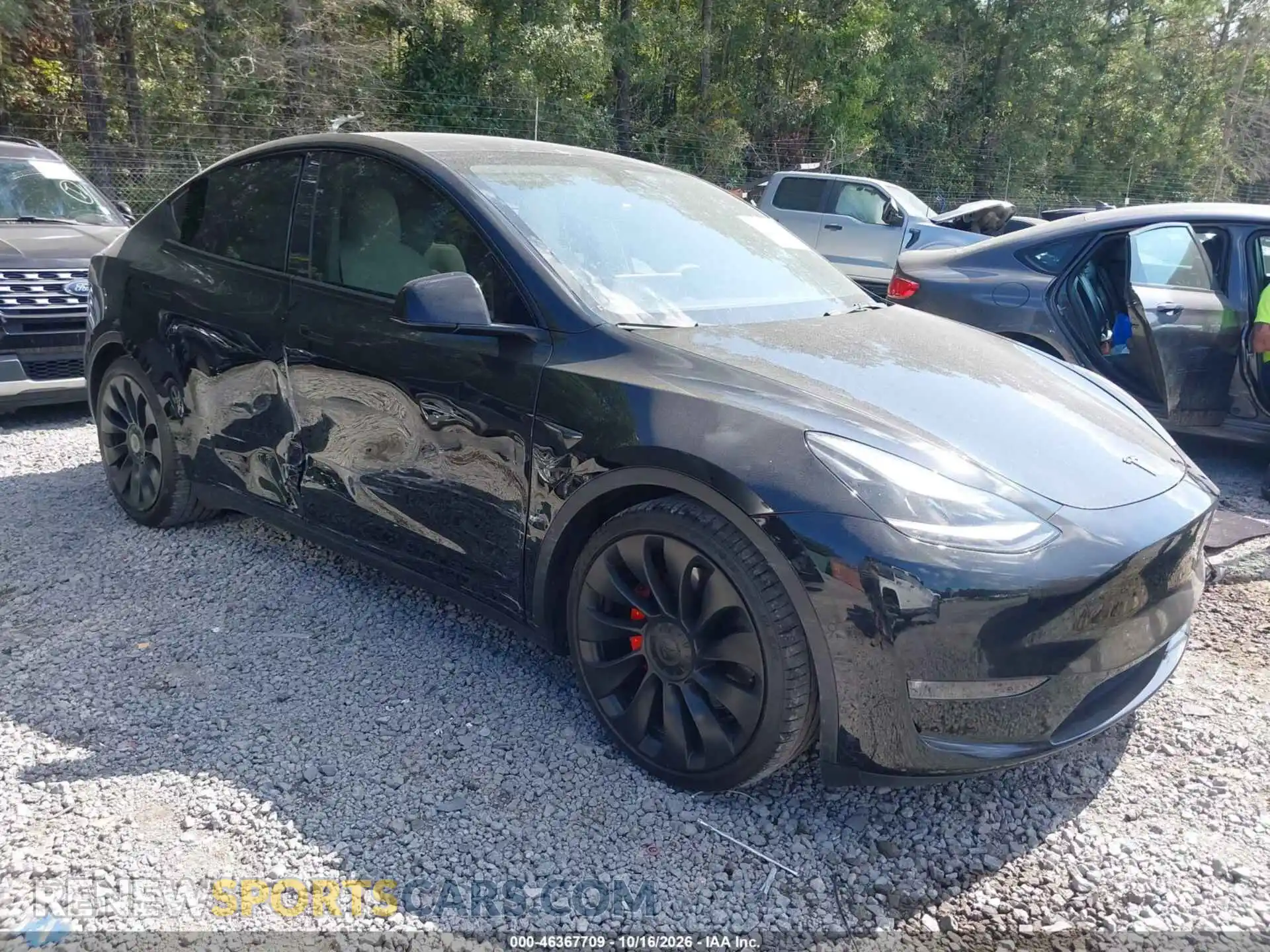 1 Photograph of a damaged car 7SAYGDEF4NF450040 TESLA MODEL Y 2022