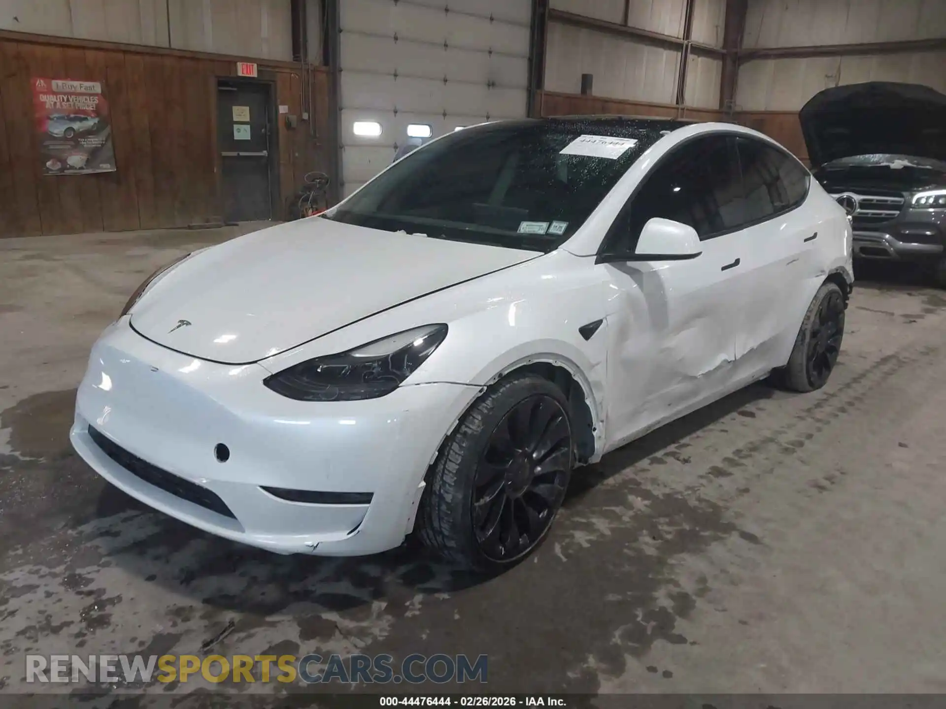 2 Photograph of a damaged car 7SAYGDEF4NF457540 TESLA MODEL Y 2022