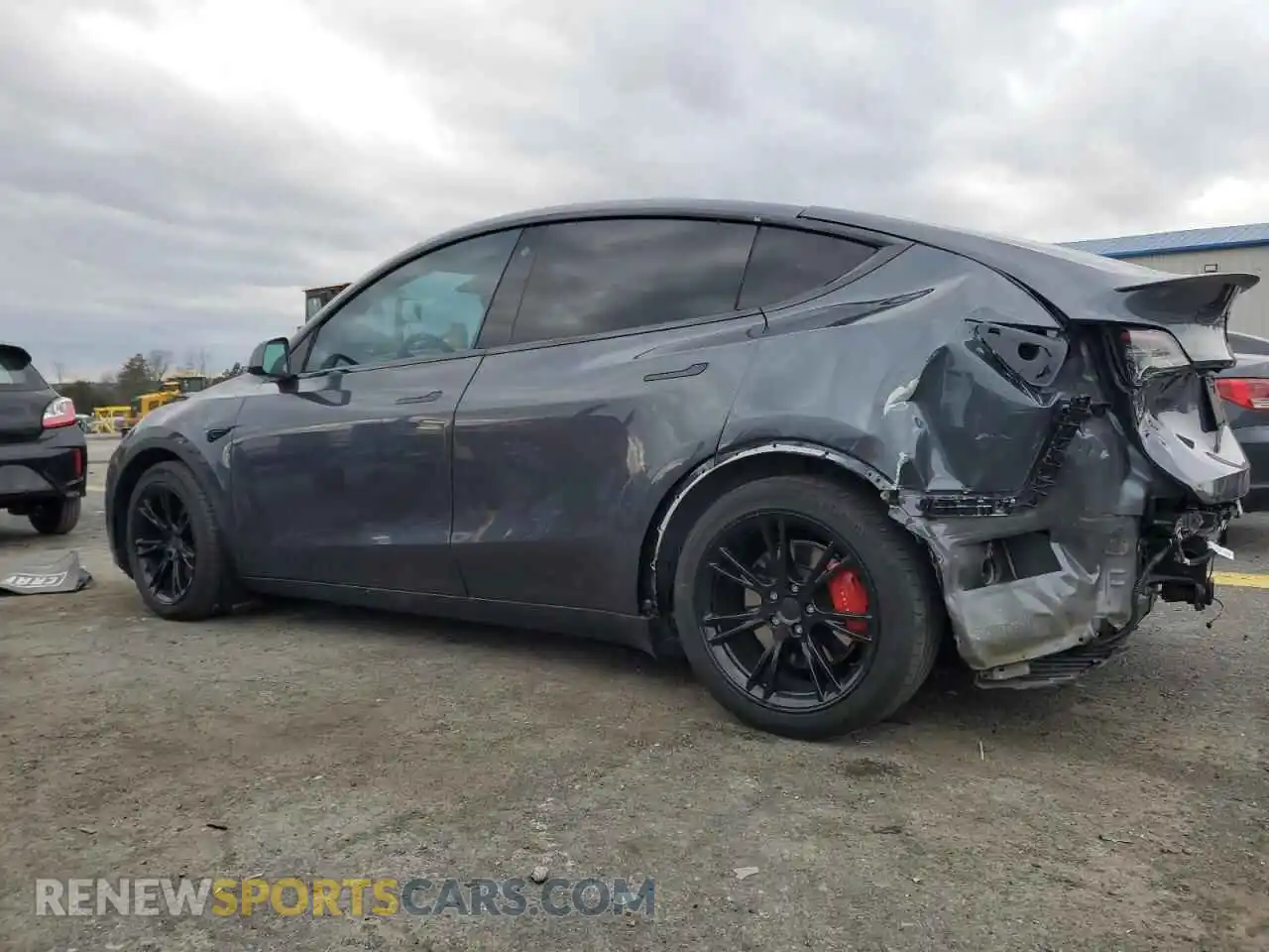 2 Photograph of a damaged car 7SAYGDEF4NF464522 TESLA MODEL Y 2022