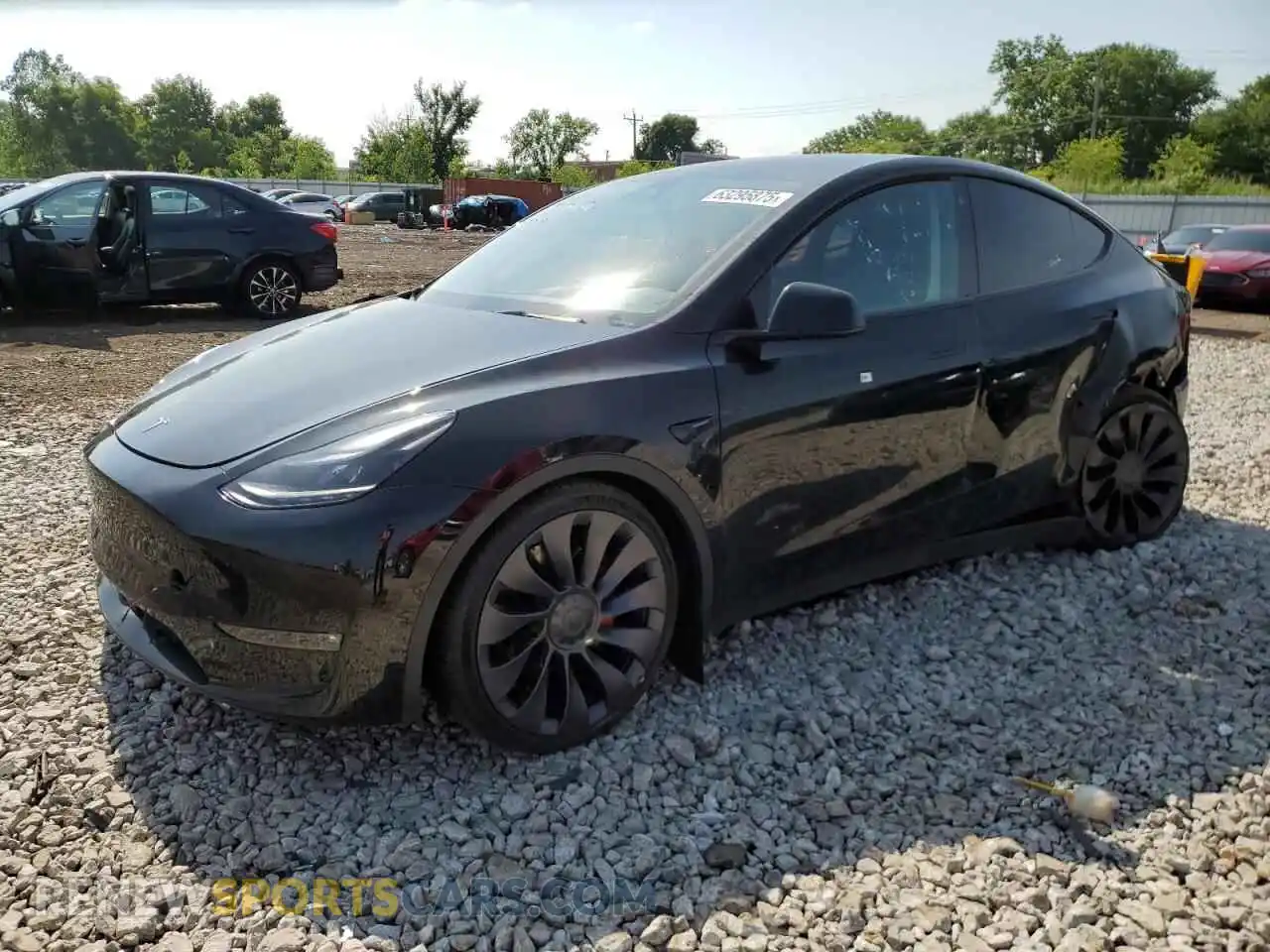 1 Фотография поврежденного автомобиля 7SAYGDEF4NF465203 TESLA MODEL Y 2022