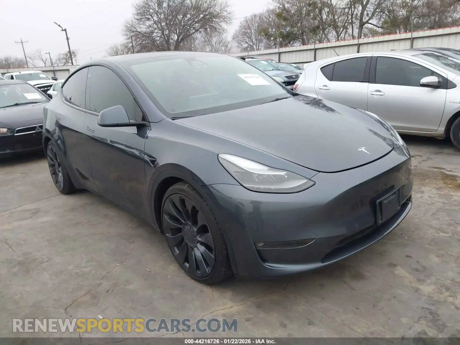 1 Photograph of a damaged car 7SAYGDEF4NF468294 TESLA MODEL Y 2022