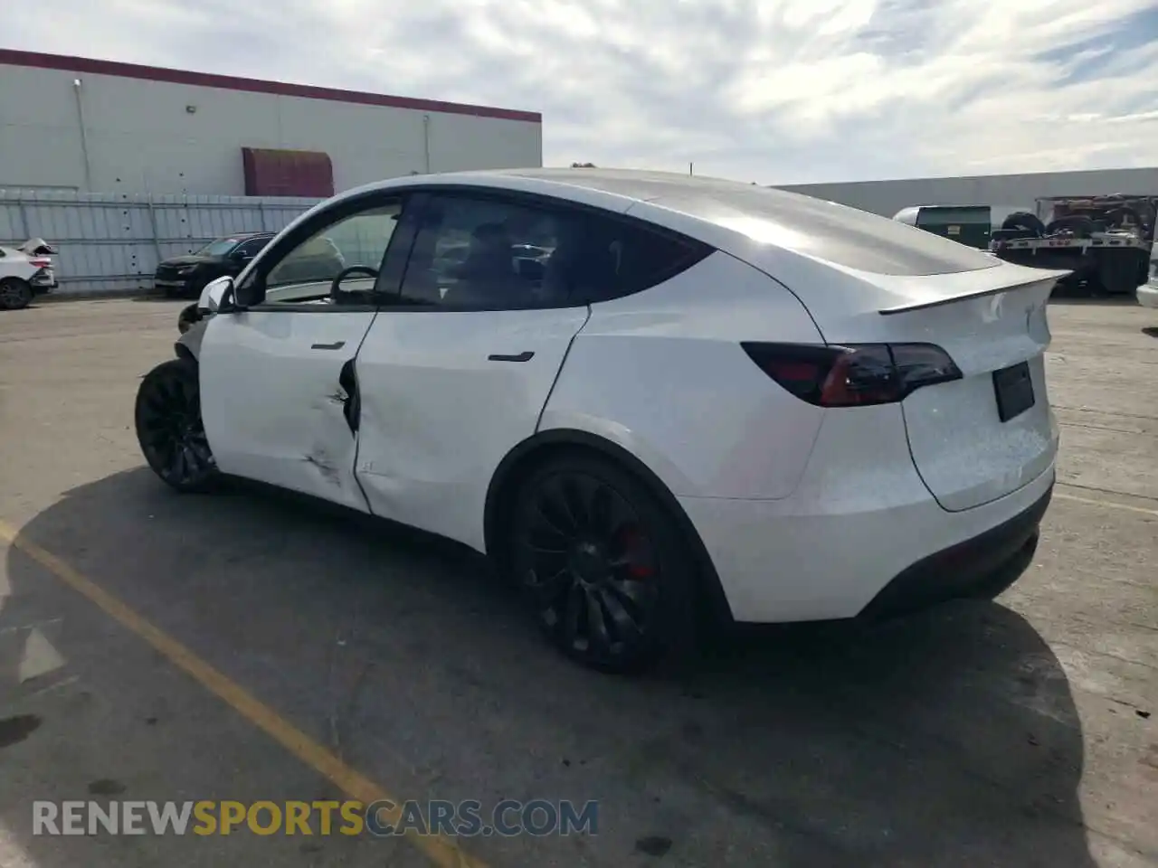 2 Photograph of a damaged car 7SAYGDEF4NF545889 TESLA MODEL Y 2022