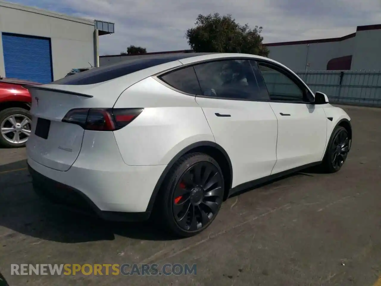 3 Photograph of a damaged car 7SAYGDEF4NF545889 TESLA MODEL Y 2022