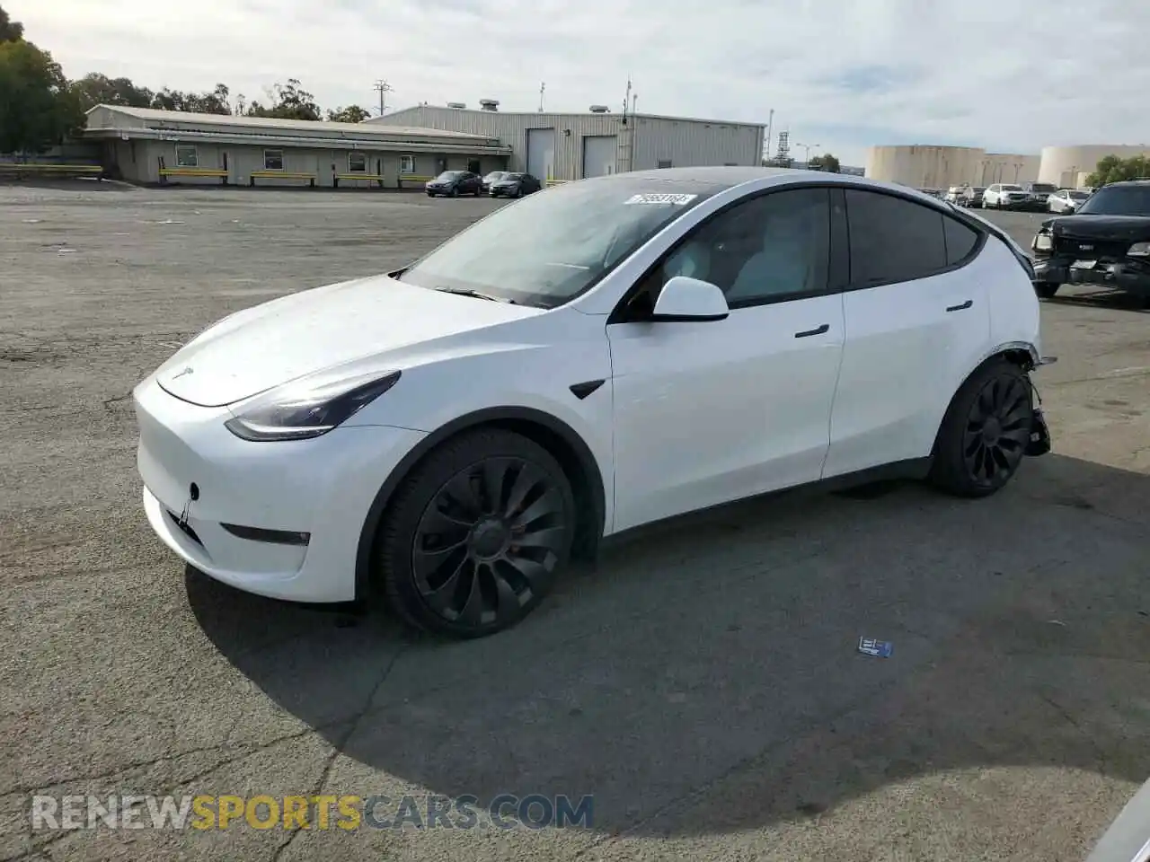 1 Photograph of a damaged car 7SAYGDEF4NF561378 TESLA MODEL Y 2022