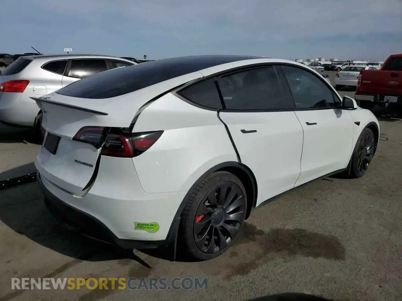 3 Photograph of a damaged car 7SAYGDEF4NF561378 TESLA MODEL Y 2022