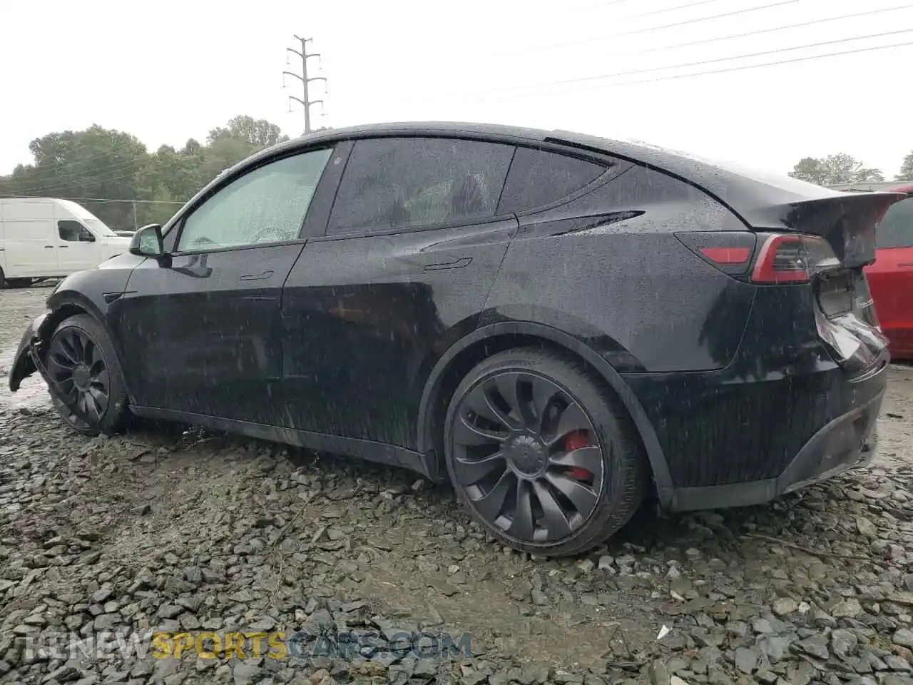 2 Photograph of a damaged car 7SAYGDEF5NF309588 TESLA MODEL Y 2022
