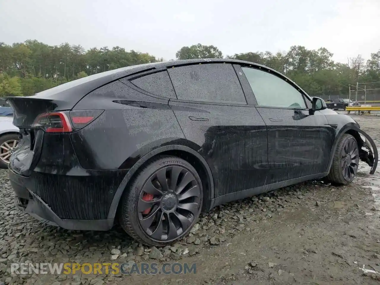 3 Photograph of a damaged car 7SAYGDEF5NF309588 TESLA MODEL Y 2022