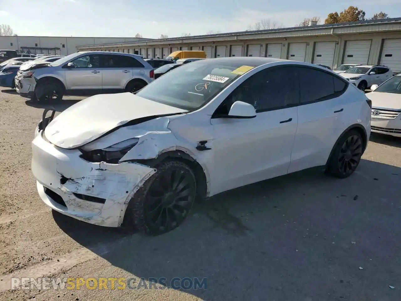 1 Photograph of a damaged car 7SAYGDEF5NF313270 TESLA MODEL Y 2022