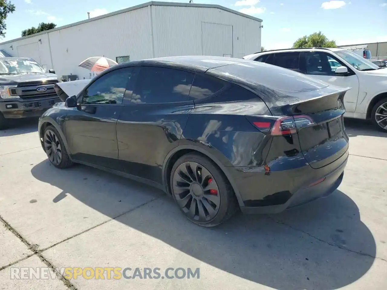 2 Фотография поврежденного автомобиля 7SAYGDEF5NF343708 TESLA MODEL Y 2022