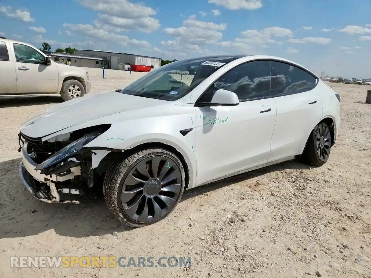 1 fotografías del automóvil dañado 7SAYGDEF5NF367989 TESLA MODEL Y 2022