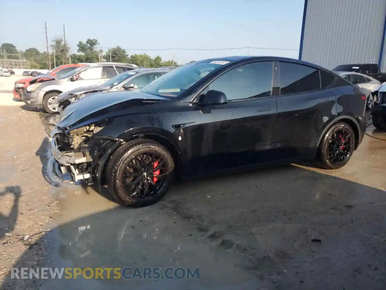 1 Photograph of a damaged car 7SAYGDEF5NF382511 TESLA MODEL Y 2022