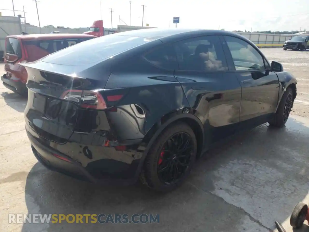 3 Photograph of a damaged car 7SAYGDEF5NF382511 TESLA MODEL Y 2022