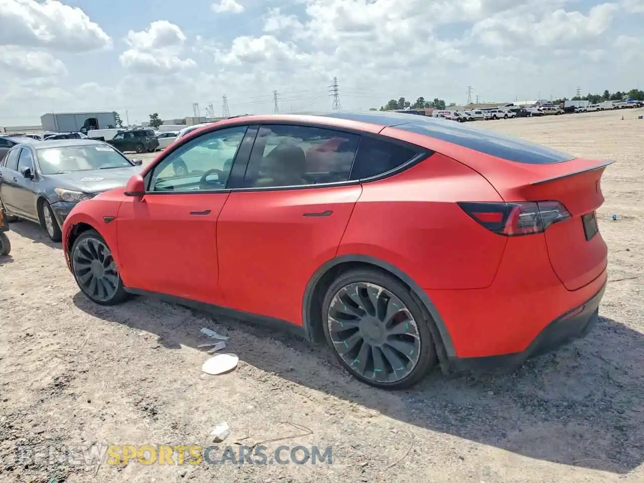 2 Photograph of a damaged car 7SAYGDEF5NF382752 TESLA MODEL Y 2022
