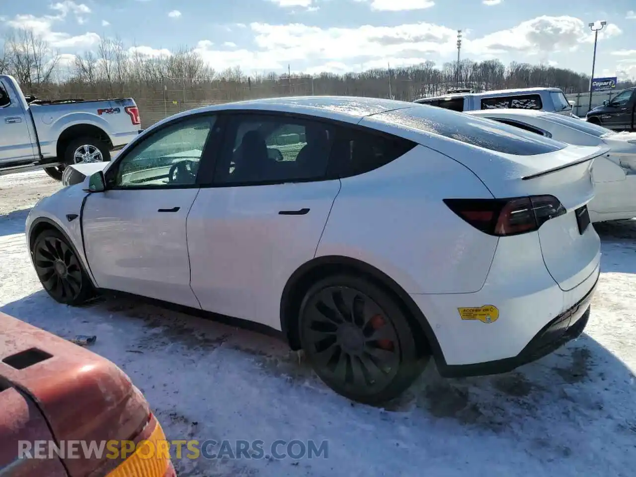 2 Photograph of a damaged car 7SAYGDEF5NF406452 TESLA MODEL Y 2022