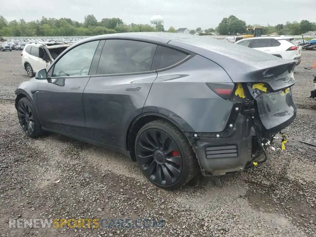 2 Photograph of a damaged car 7SAYGDEF5NF407035 TESLA MODEL Y 2022