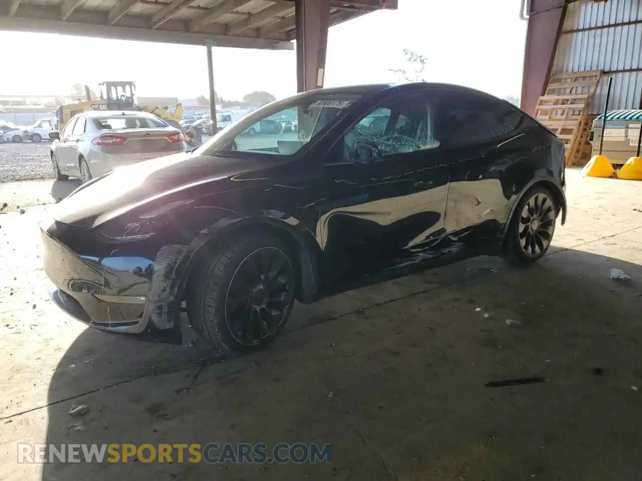 1 Photograph of a damaged car 7SAYGDEF5NF410291 TESLA MODEL Y 2022